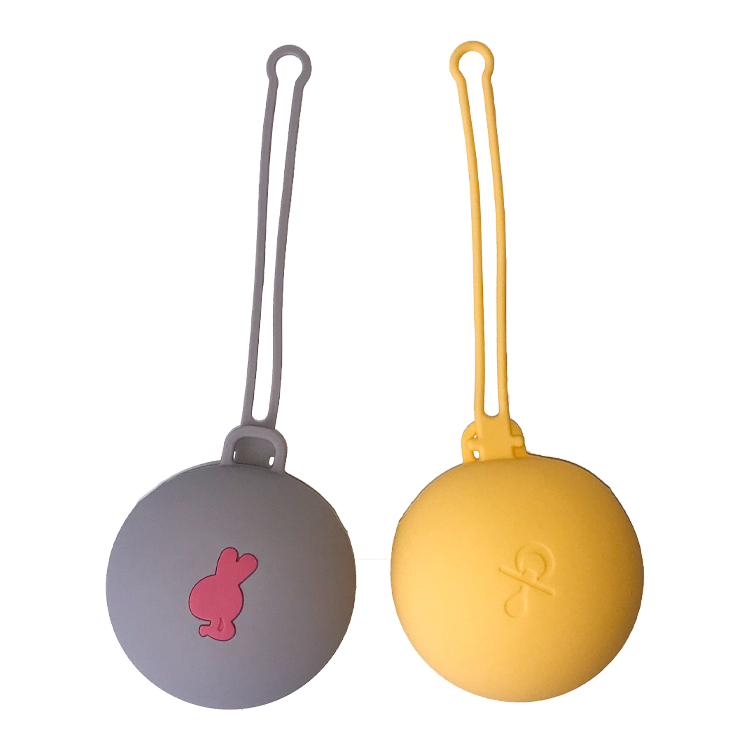 Silicone Baby Teether Baby Pacifier Container Anti Dropping Bpa Free Baby Pacifier Clip Holder