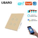 4gang EU Standard Wall Mounted Smart Wi Fi Light Switch with App Voice and