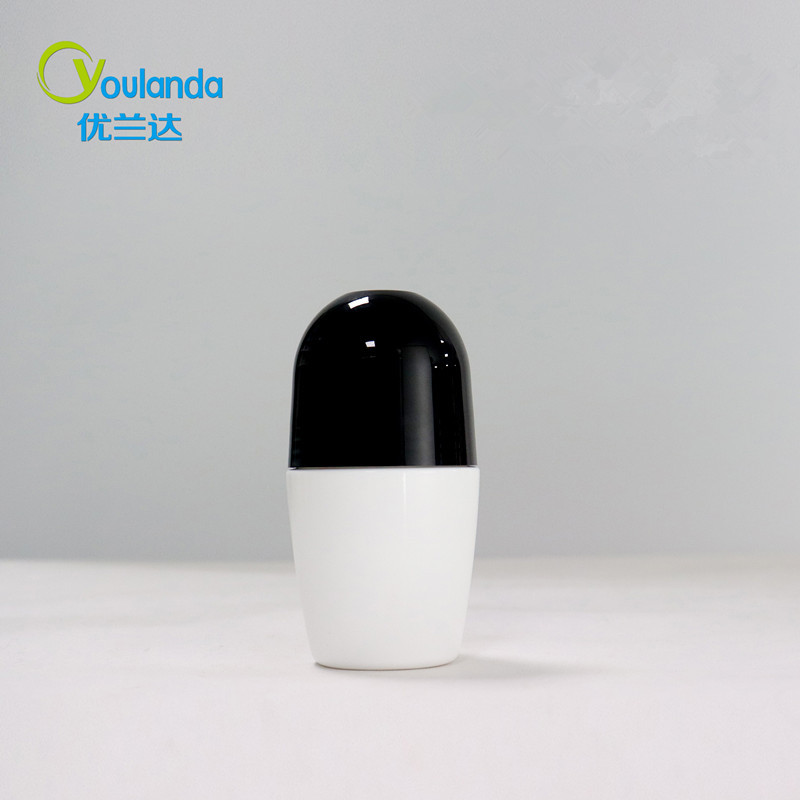 PP PE Black 50ml Oil Roller Bottles Black Glass Roller Bottles For Deodorant Eco Friendly