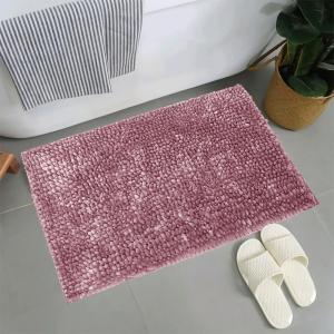 Quality OEKO-TEX Thick 17x24 Soft Fluffy Quick Drying Chenille Bath Rug wholesale