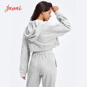 Quality Long Sleeve Top And Leggings Women Workout Hoodies With Pocket Two Piece Outfits wholesale