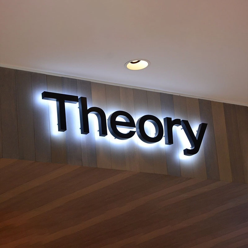 50000 Hours Working Lifetime Custom Mall Signage 3D Acrylic LED Light Sign for Wedding