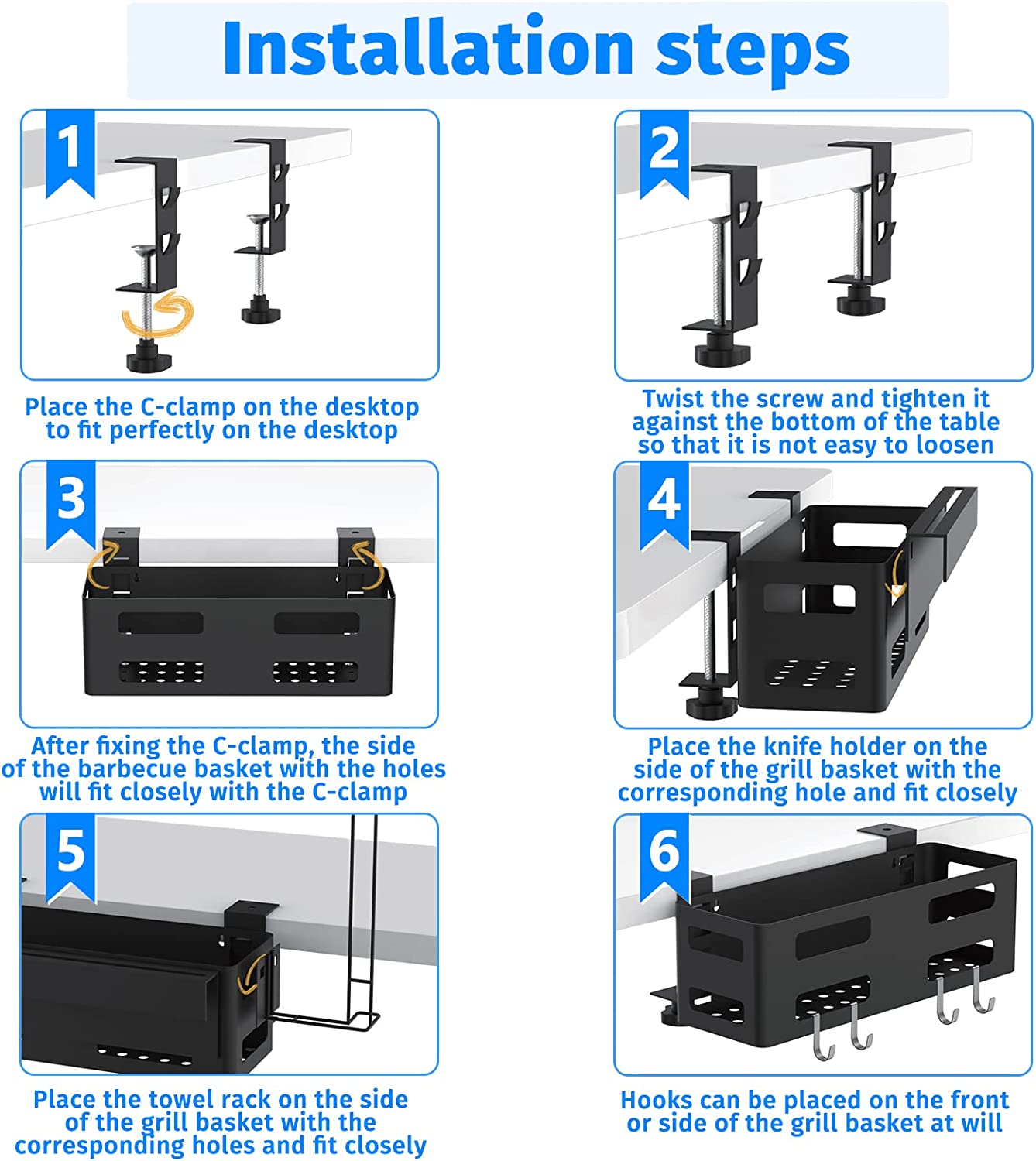 Blackstone 28" 36" Grill Griddle Caddy with Magnetic Blackstone 17" 22" 28" Griddle Side Shelf