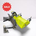 105cm Cutting Skid Steer Flail Mower Graphite Gearbox 30HP Y Blades Loader