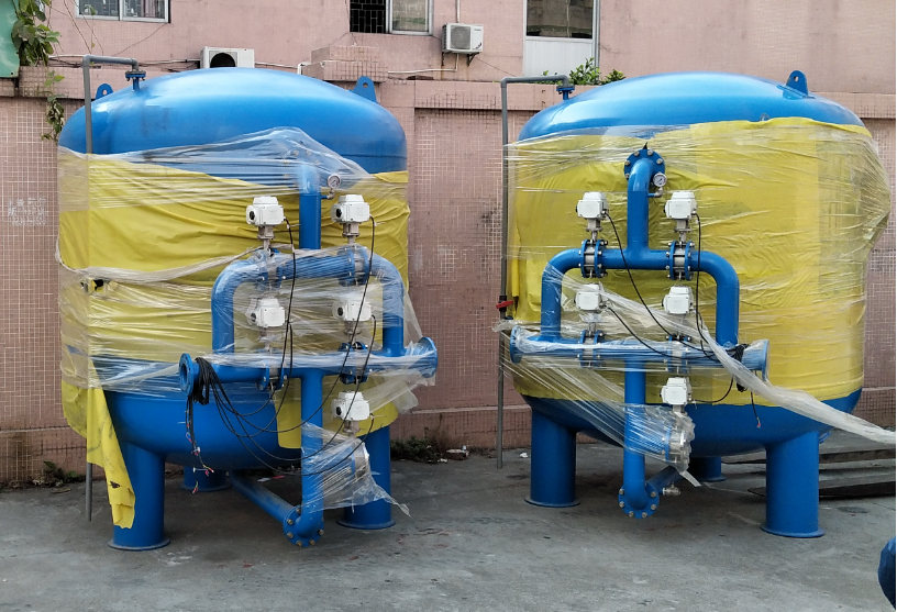 2500L/H Carbon Steel Stainless Steel Active Carbon Quartz Sand Filter
