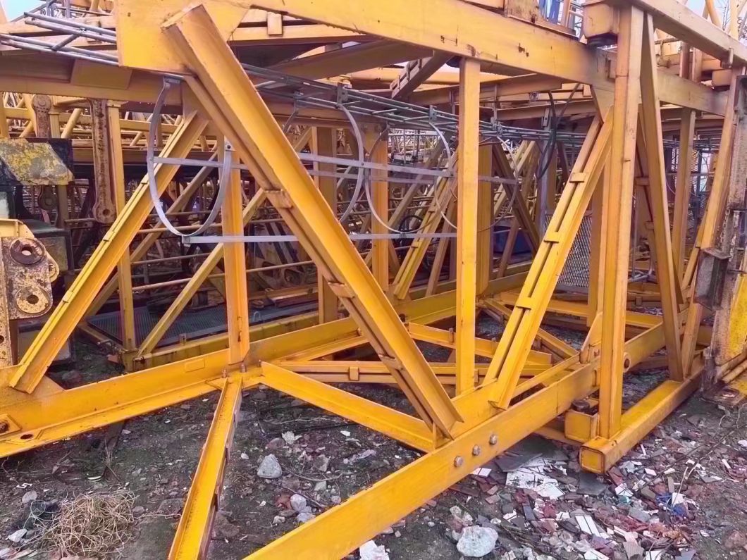 Used Zoomlion Tower Cranes for Sale, with a Jib Tip Load of 2 Tons
