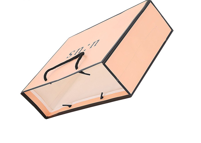 Degradable Paper Shopping Bags For Advertising / Promotion / Grocery