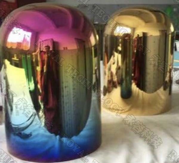 PVD Ion Plating on Glassware,