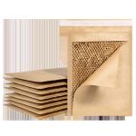 Biodegradable Honeycomb Kraft Paper Mailing Bags Shock Absorbing For Gift