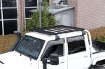 Sturdy TOYOTA LAND CRUISER LC79 Flat Roof Racks Platform Cab Roof Racks Powder