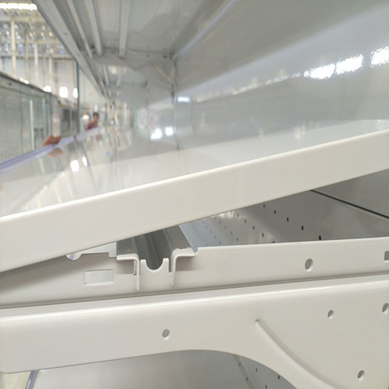 Fruit Vegetable Refrigerated Show Case , 830L Supermarket Chilled Display Cabinet