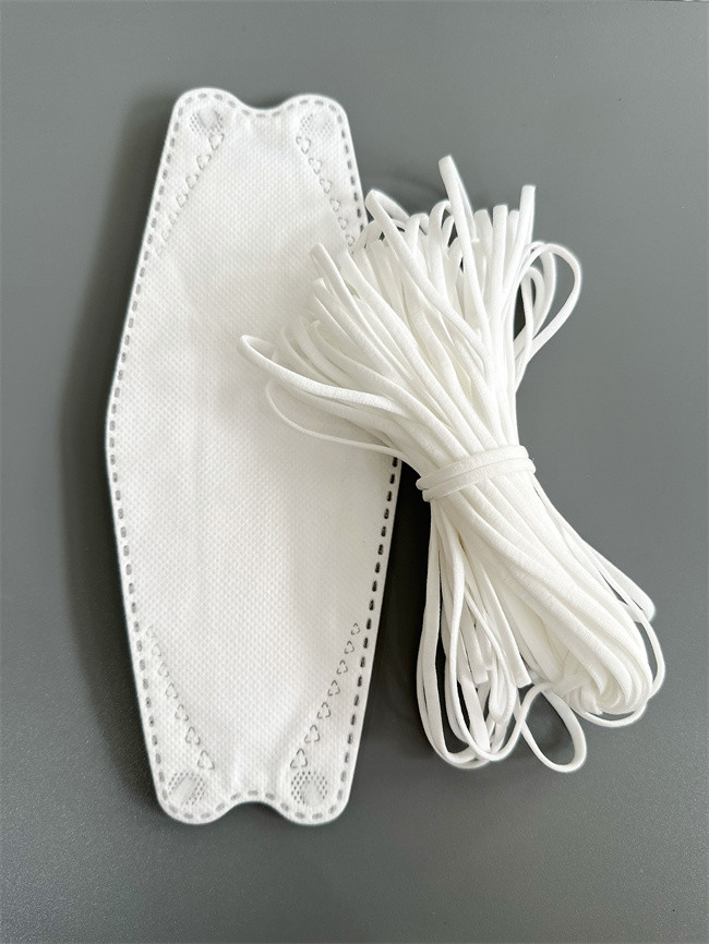 3.5mm Face Mask Elastic Ear Loop Polyester Spandex