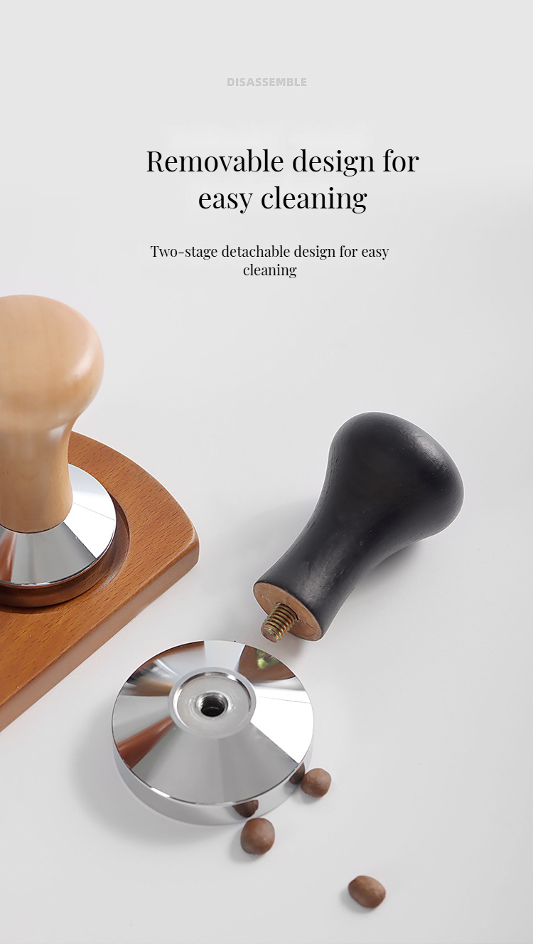 Metal Plastic Type Coffee Tamper Portable 51mm 53mm 58mm Espresso Tamper for Baristas