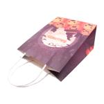 Recycled Shopping Paper T Shirt Bags With Paper Twist Rope FSC FDA Certified