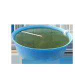 1000 Gallon Vertical Flat PE Blue Open Top Tank Fish Ponds For Gowing Chinese