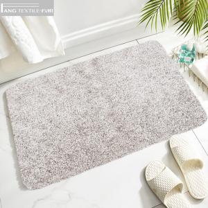 Quality BSCI Shaggy Water Uptake Microfiber Tafts Bath Mats With High Density wholesale