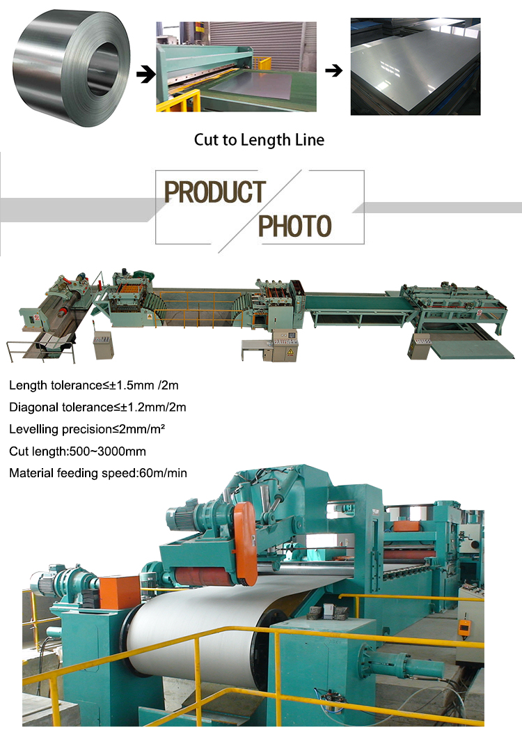 Heavy Duty ZTZG 0.5~10mm Steel Coil Cut To Length Line Sheet Metal Slitter Machine