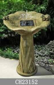 Quality Natual Look H66CM Polyresin Light Up Water Feature wholesale