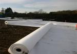 High Elongation White Width 1m Non Woven Geotextile Fabric