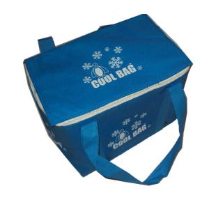Quality Blue Non Woven Insulated Picnic Bag Insulated Cooler Totes Custom Made wholesale
