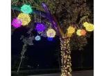 LED Iron Wire Ball Lawn Lamp Decorative Outdoor Lighting Project Garden