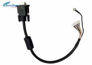 Quality HD RGB 15 Pin D SUB Cable 12PIN PHR VGA Display Internal For Computer Wiring Harness wholesale
