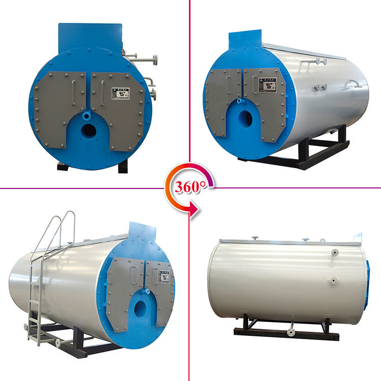 Horizontal Type Fire Tube Industrial Oil / Natural Gas Fired Wns Steam Boiler