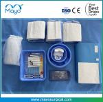 Disposable Sterile Surgical Cerebral Angiography Drape Pack Customized Nonwoven