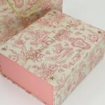 Custom pink cosmetic packaging foldable gift boxes Cardboard Magnet Folding