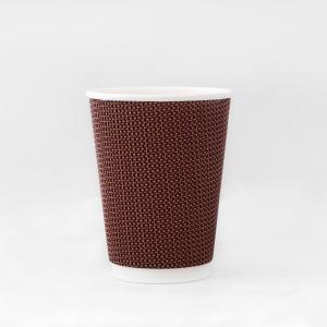 Quality Milk Beverage Ripple Wall Cups 16oz 540ml Corrugated Coffee Cups wholesale
