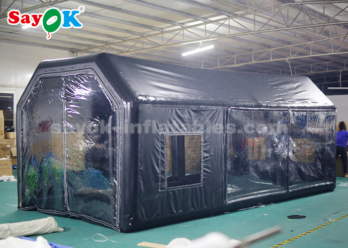 Tent Inflatable 6*3*2.5m Oxford Cloth Inflatable Spray Booth For Car Maintenance