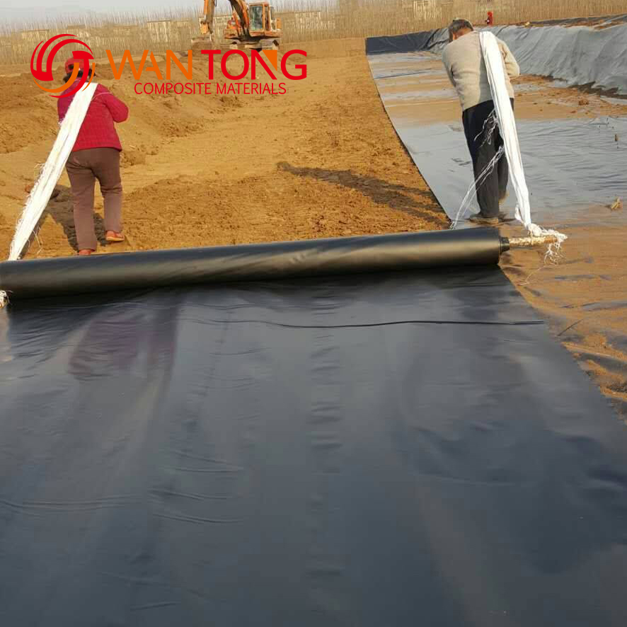 1mm 0.5mm 1.5mm 2mm Hdpe Geomembrane for Plastic Fish Shrimp Pond Liner Design Style