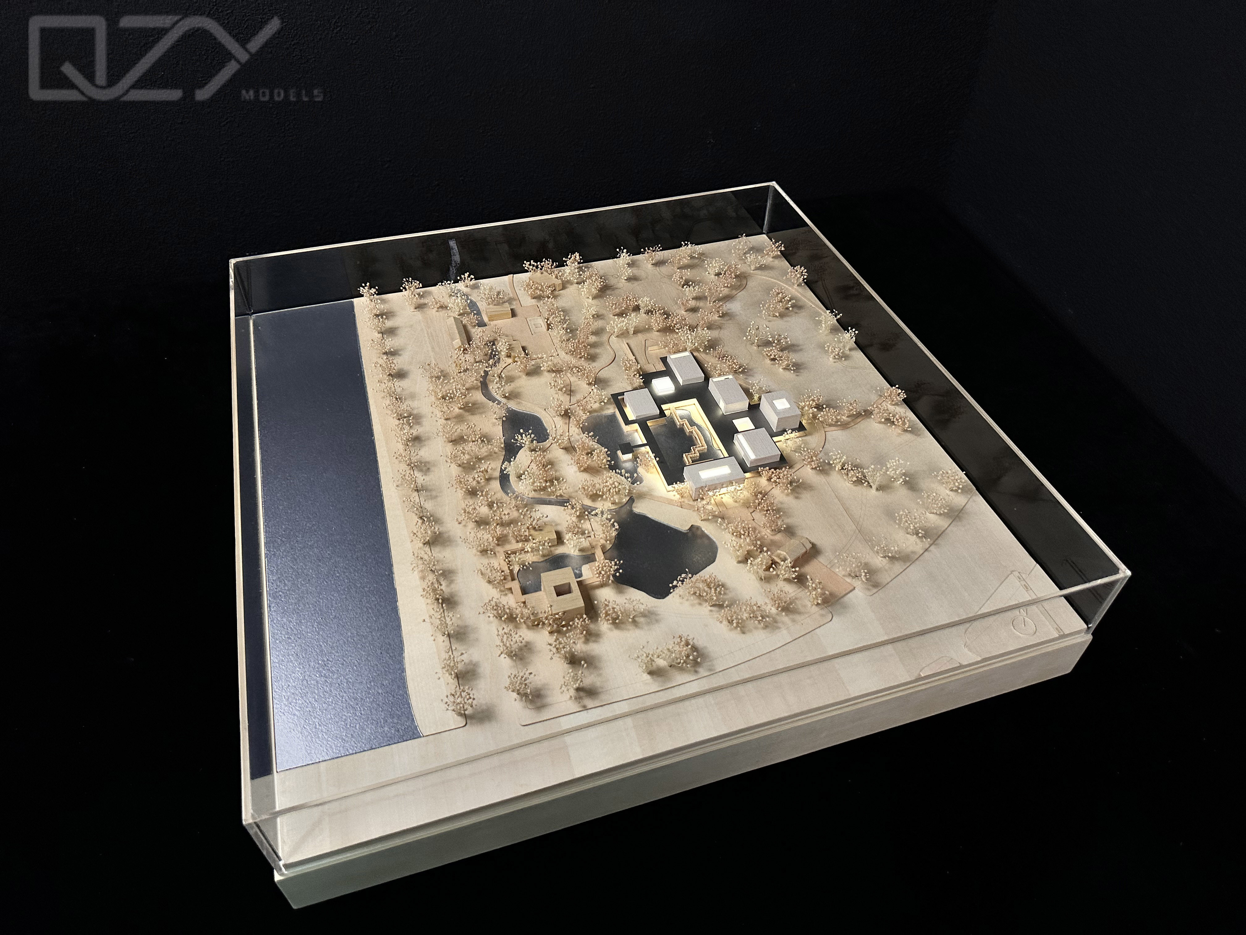 Chen Liang Cultural Exhibition Center Model Atelier Apeiron Architects 1/500 Architectural Model