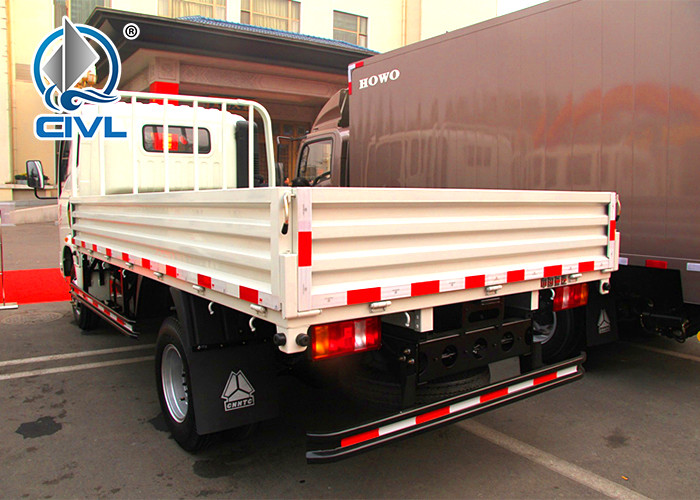 4 X 2 Cargo Light Duty Cargo Trucks New Howo Sidewall Cargo Truck 120hp Engine