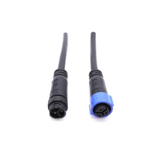 Quality Self Lock LED Waterproof Connector M6 3 Pin Circular Straight wholesale