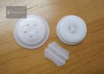 White One Way Air Valve Plastic 23mm Dia For Coffee Packaging , Five Holes