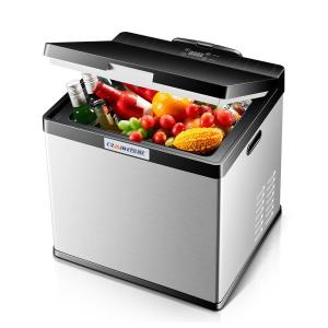 Quality Digital Display Mini Portable Fridge Cooler , 12 Volt Portable Refrigerator wholesale