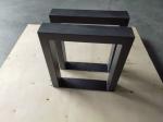 DIY Furniture 2 Piece Rustic Metal Steel Dining Table Legs 420*400mm Thickness 0