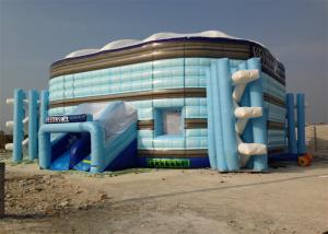 Quality Big Football Station Kids Inflatable Playground , Big Party Inflatable Football Court wholesale