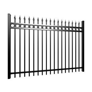 Quality Garden Decoration Spearhead Metal Fence 358 Tubular Iron Fencing 1.8x2.4m wholesale