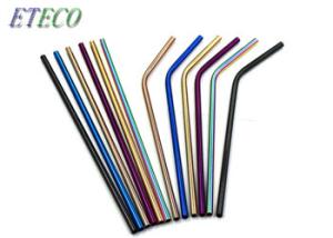 Quality Kids Straight Rainbow Reusable Straws Non Plastic 304 Stainless Steel wholesale