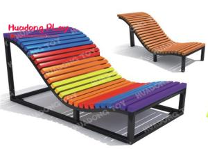 Quality Commercial Recycled Outdoor Park Benches , Modern Garden Outdoor Leisure Chairs wholesale
