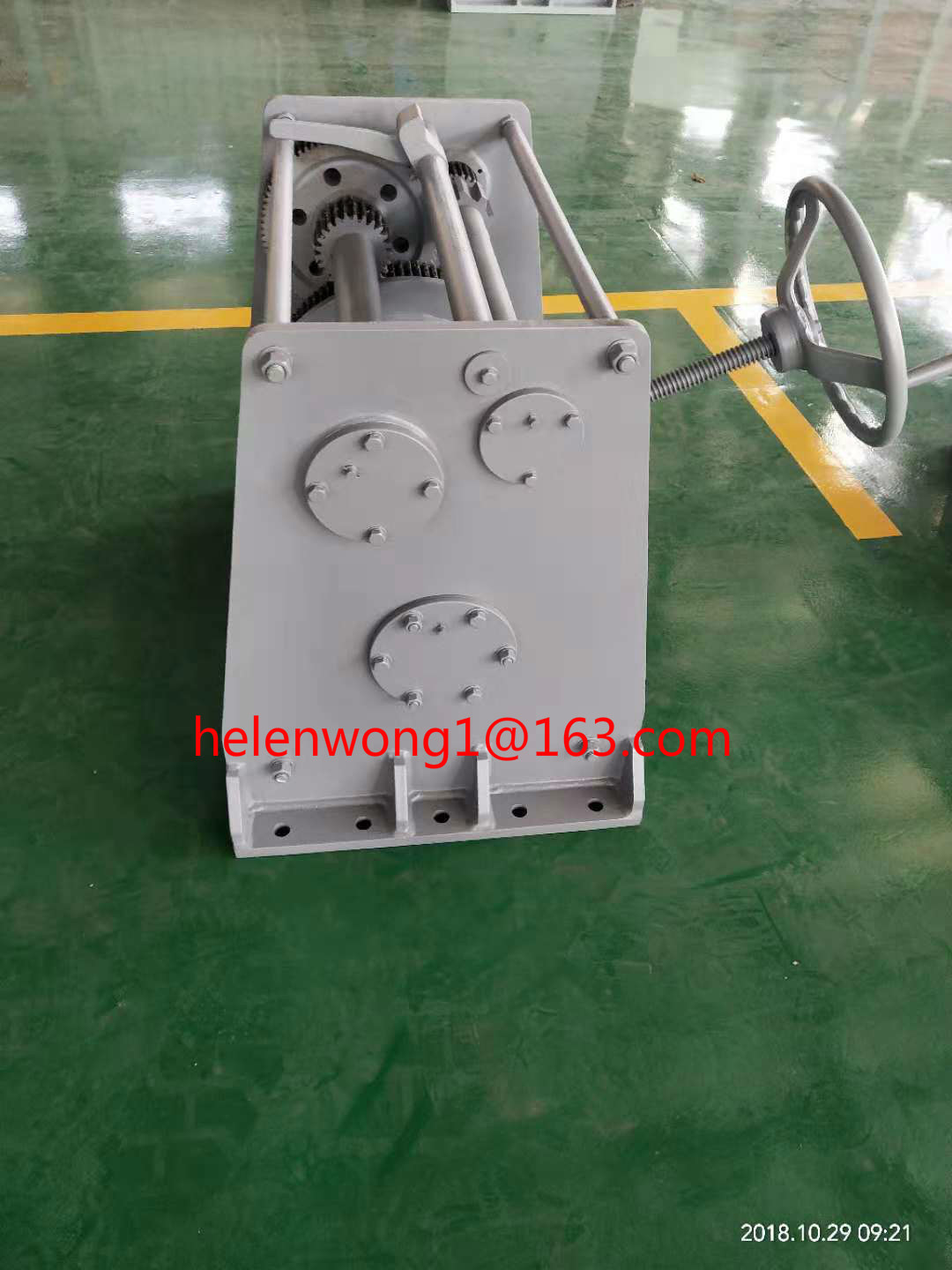 18mm wire rope 80m wire length 10kn manual winch hand winch marine winch