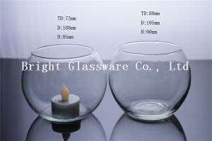 Quality Large Glass Hurricane Candle Holder, Blown Glass Cup wholesale