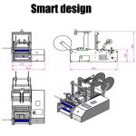 Video Outgoing-Inspection 20-100 Machinery Capacity Easy Labeler Label