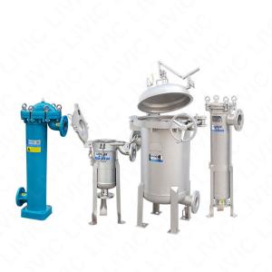 Quality 500gpm Stainless Steel Polyester Bag Filter Vessel Monthly Change wholesale