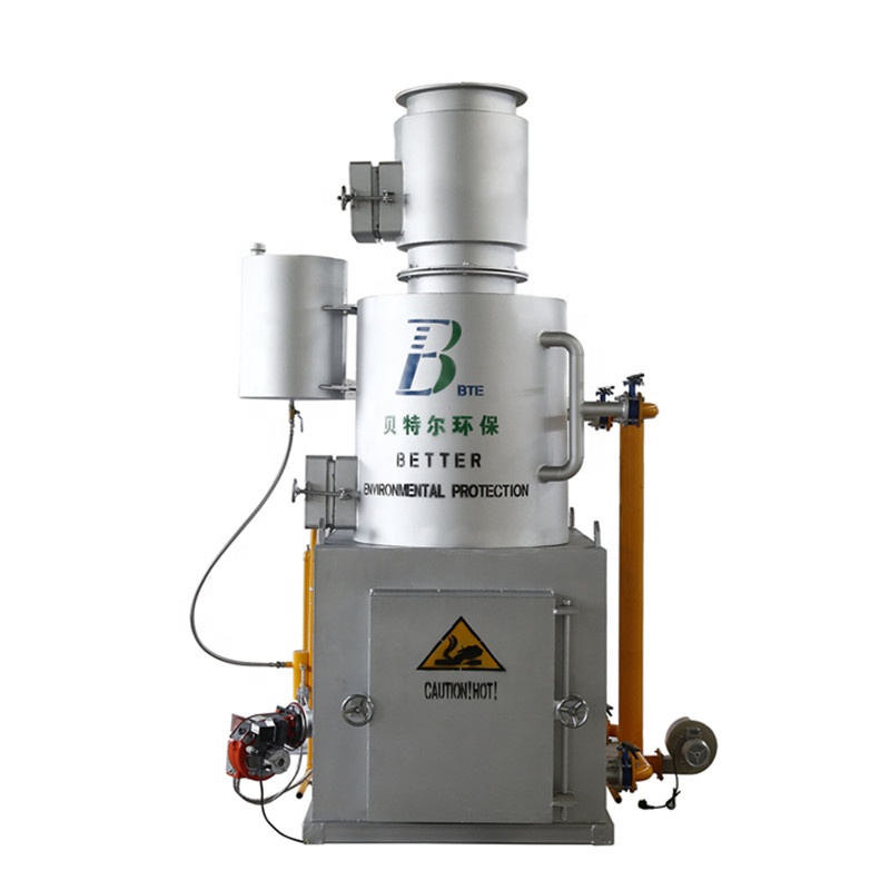 1 Smokeless Municipal Solid Waste Incinerator Machine for Natural Gas/Diesel/LPG Fuel