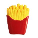 7cm Hamburger Fries Fluffy Squeaky Toy Ball Eco Friendly