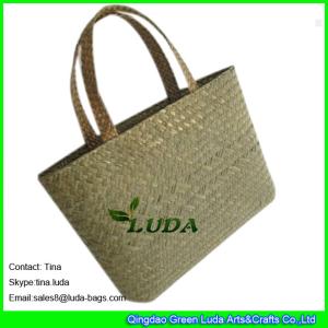 Quality LUDA wholesale designer fashion seagrass straw woven small handbags wholesale