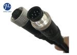8 Pin Male To Female M12 Waterproof Extension Cable